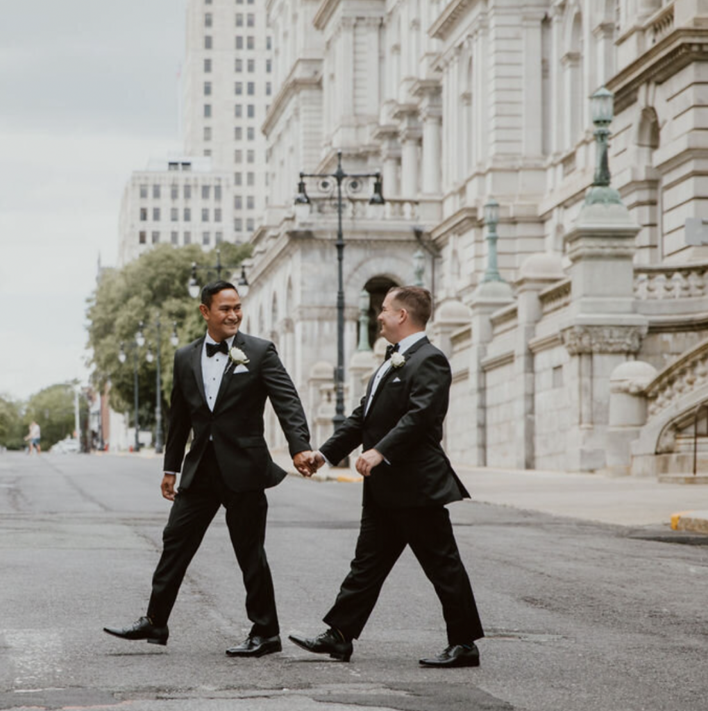 same sex couple, gay couple, wedding day