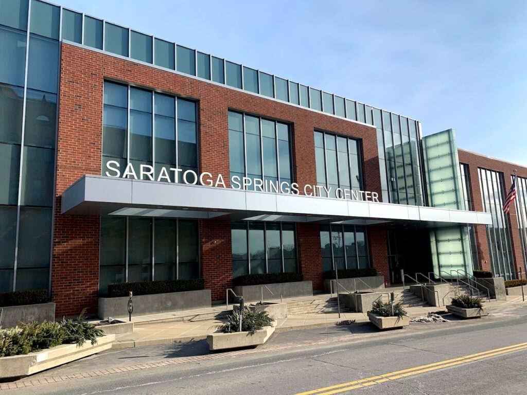 The Saratoga Springs City Center from the outside