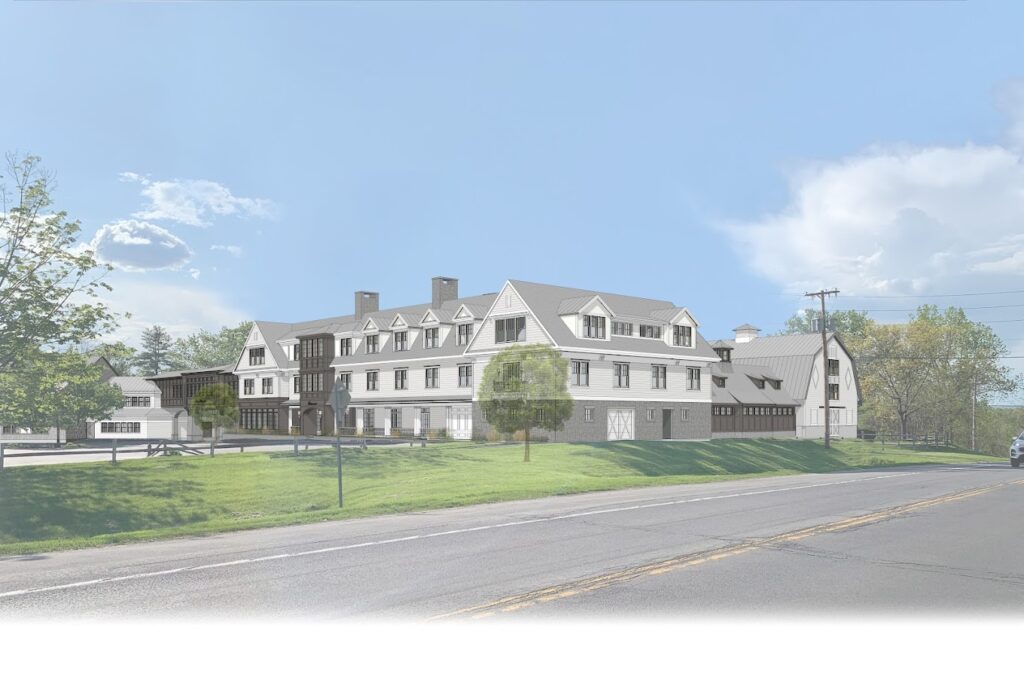 a rendering of the new hotel coming soon, the Brookmere Hotel. This is definitely shaping up to become a favorite Saratoga Wedding Venue